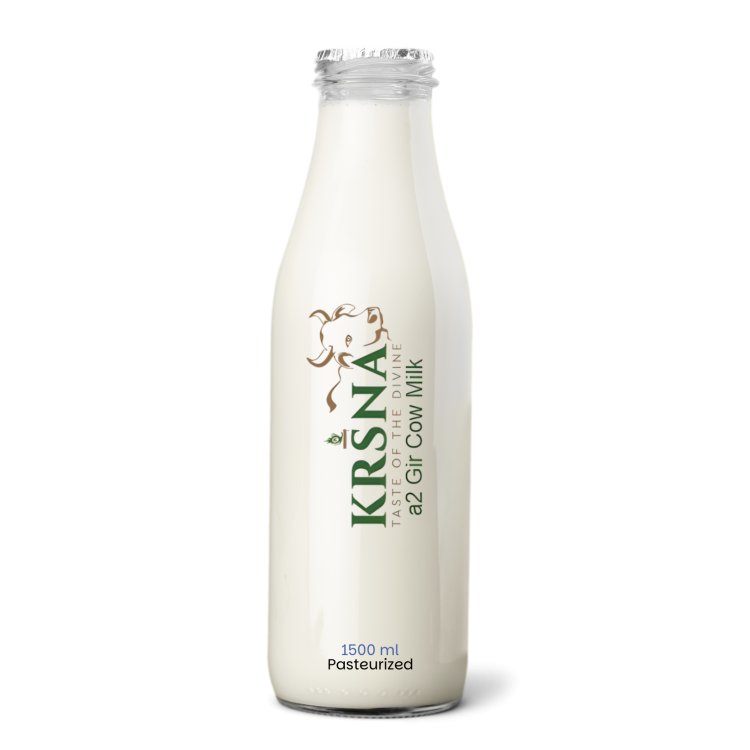 Krsna a2 Gir Cow Milk 1.5 Ltr