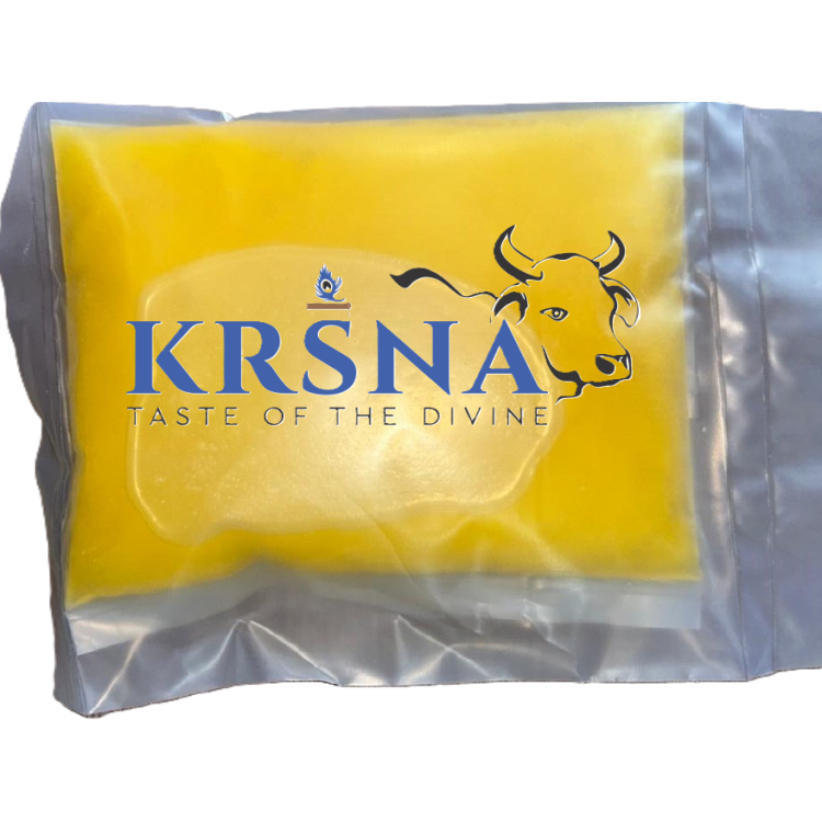 Krsna a2 Gir cow ghee 500ml 3 Layer Food Grade Export Packing