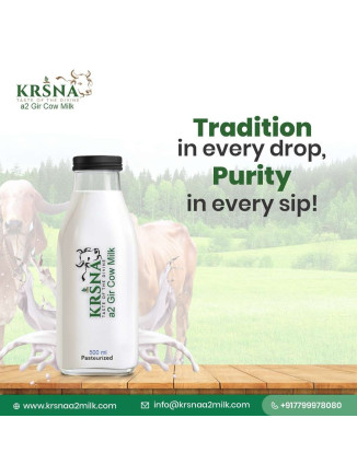 Krsna a2 Gir Cow Milk 500 ml