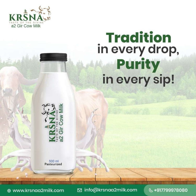 Krsna a2 Gir Cow Milk 500 ml