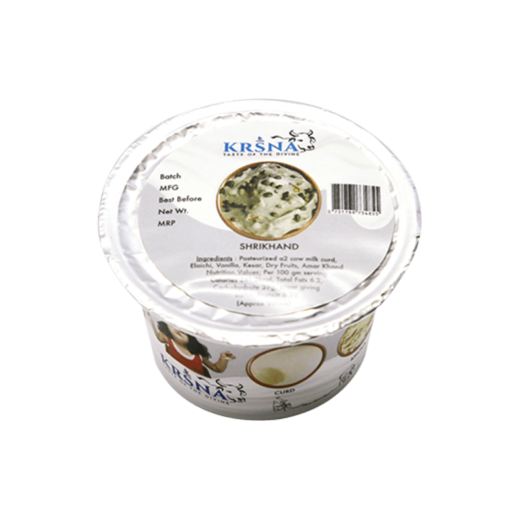 Krsna a2 Gir Cow Shrikhand 100 grams